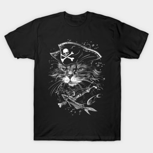 Cat Skull Merchandise T-Shirt